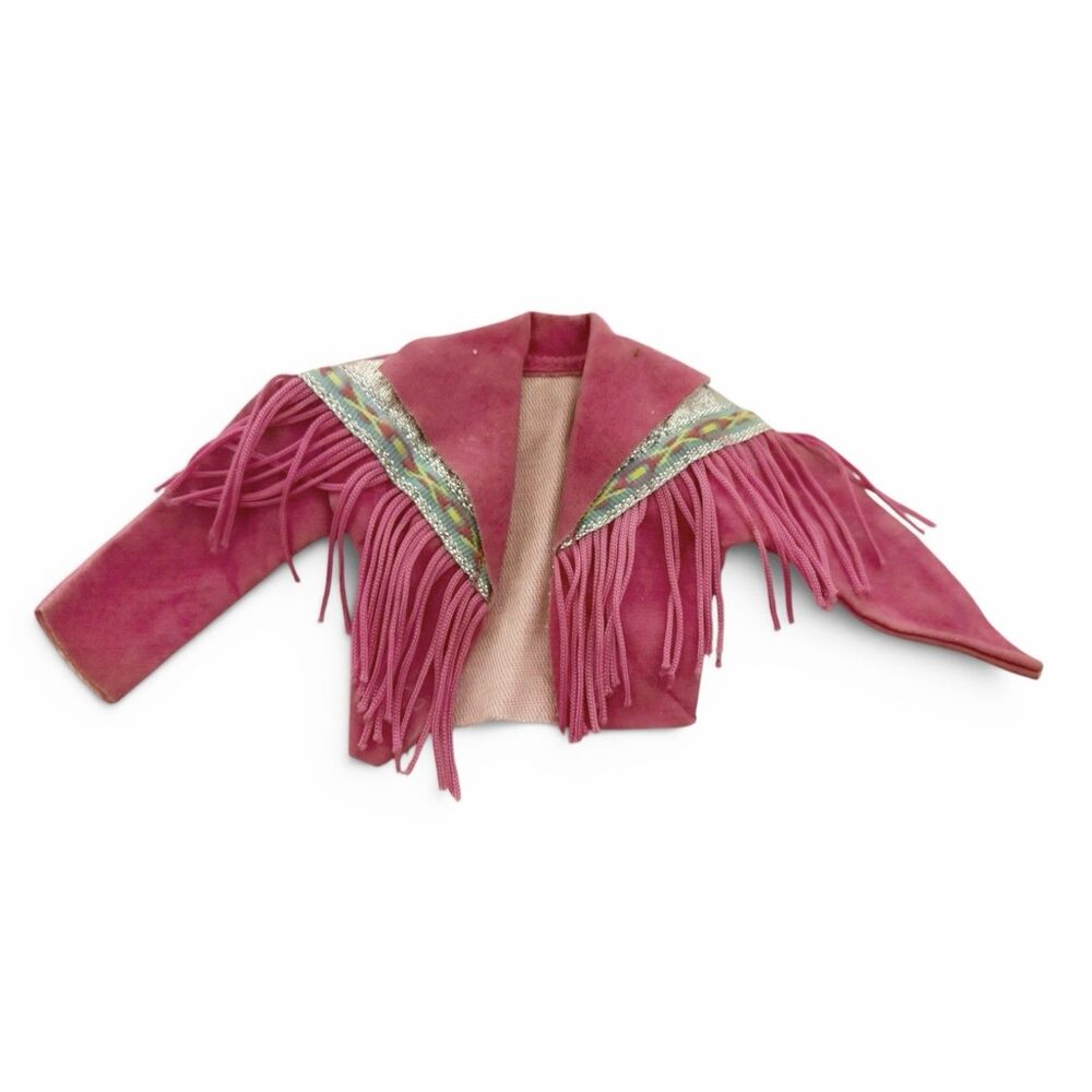 Vintage 1989 Mattel Western Fun Barbie Doll #9932 Hot Pink Cowgirl Jacket